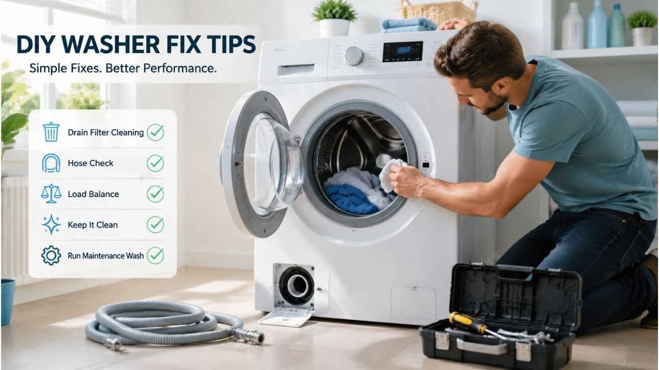 DIY Washer Fix Tips: Quick Washing Machine Repair at Home