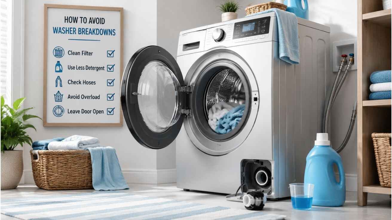 How to Avoid Washer Breakdowns: 15 Washer Maintenance Tips